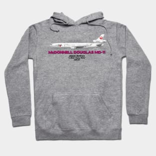 McDonnell Douglas MD-11 - Japan Airlines "J Bird - Fairy Pitta" Hoodie